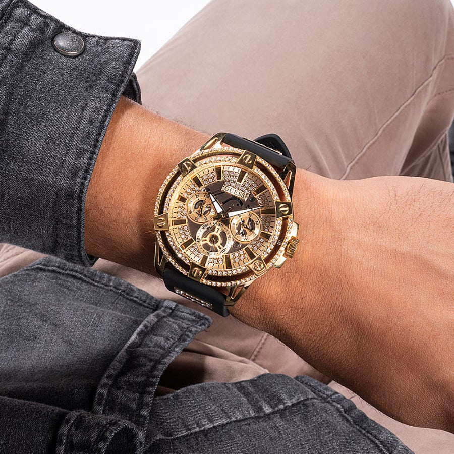 Guess King Men's Gold Watch