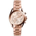 Michael Kors Ladies Bradshaw Mini Rose Gold Watch