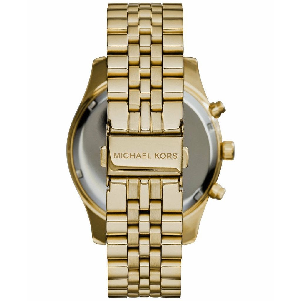 Michael Kors Men's Lexington Gold Tone Chronograph Watch