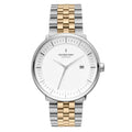 Nordgreen Philosopher Two-Tone Stainless Steel 36mm Silver Case Watch