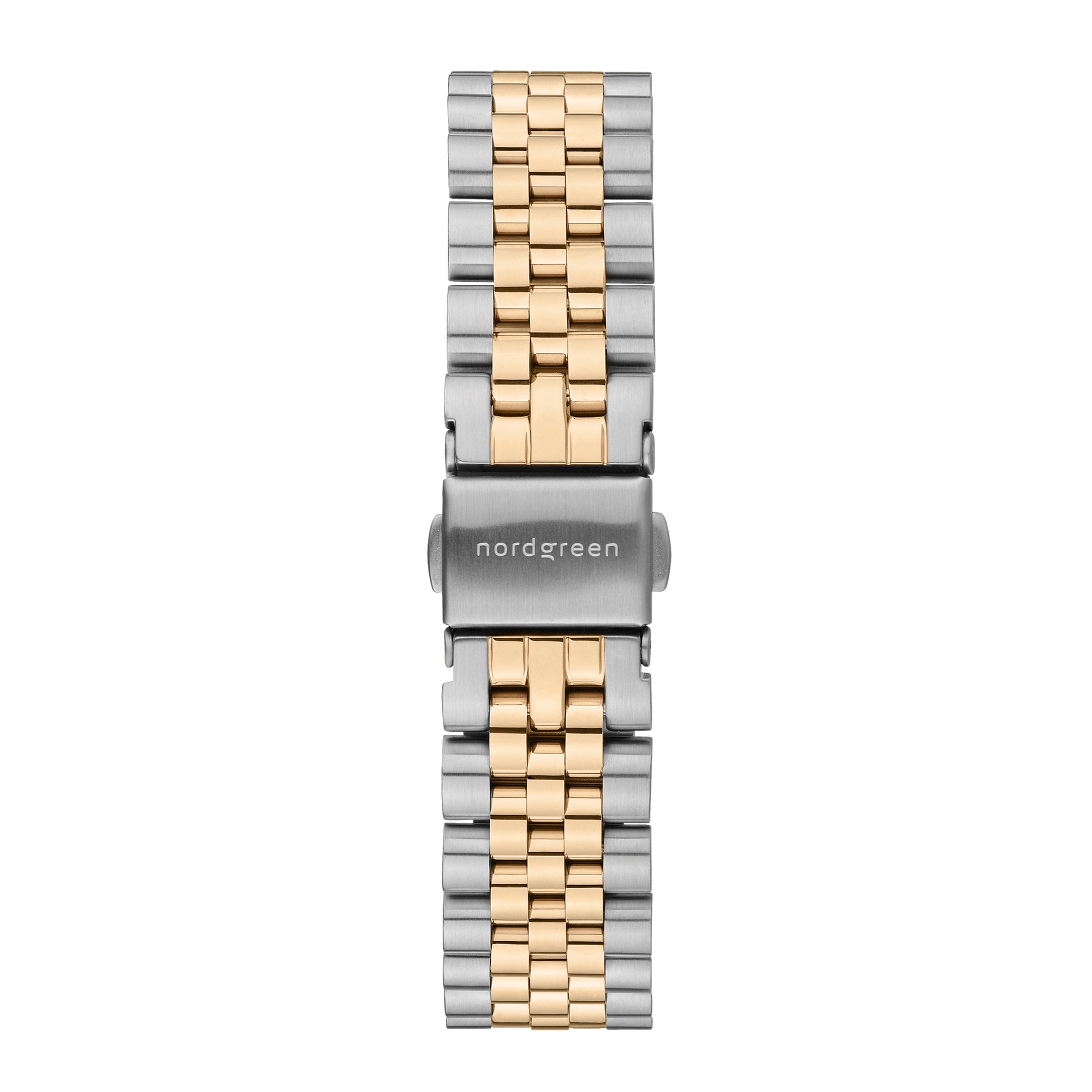 Nordgreen Philosopher Two-Tone Stainless Steel 36mm Silver Case Watch