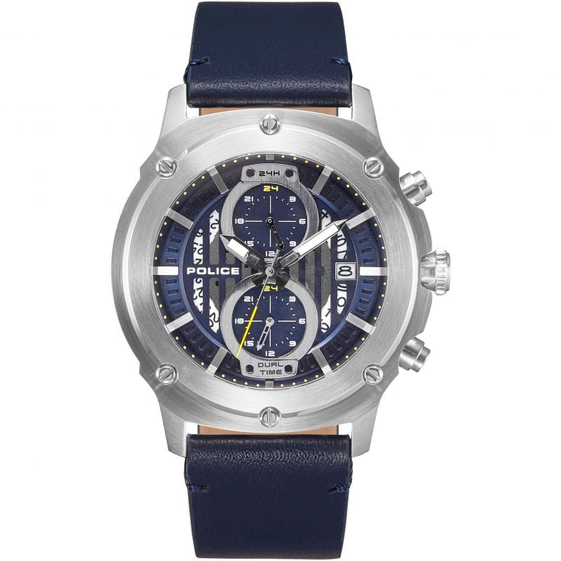 Police Black Lulworth Watch
