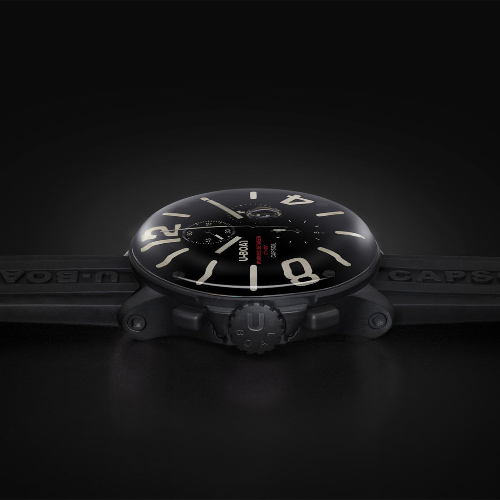 U-Boat Men's Black Capsoil Chronograph Watch