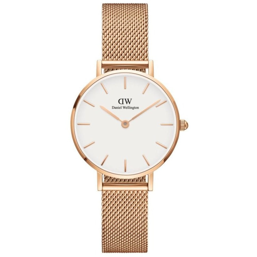 Daniel Wellington Ladies Rose Gold Petite Melrose Watch