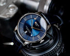 Tissot Chemin Des Tourelles Powermatic 80 Blue Dial Blue Leather Strap Watch for Men - T099.407.16.048.00