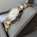 Tissot T Wave Mother of Pearl Dial Two Tone Steel Strap Watch for Women - T023.210.22.117.00