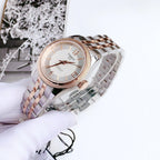 Tissot Ballade Powermatic 80 Mother of Pearl Silver Dial Two Tone Steel Strap Watch For Women - T108.208.22.117.00