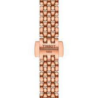 Tissot Lovely Mother of Pearl Dial Rose Gold Steel Strap Watch for Women - T140.009.33.111.00