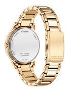 Citizen Eco-Drive Rose Gold Stainless Steel Champagne Pink Dial Watch EM0418-81X