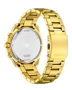 Citizen Quartz Sports Chronograph Gold White Dial Men's Watch AN8232-53A