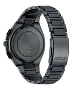 Citizen Attesa Satellite Wave GPS Black and Blue Titanium Watch CC4106-74E