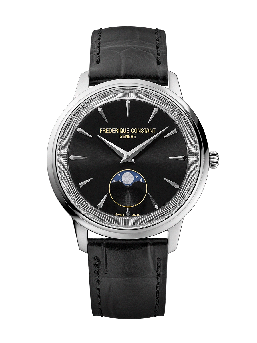 Frederique Constant Classics Moneta Moonphase Black FC-206B3S6