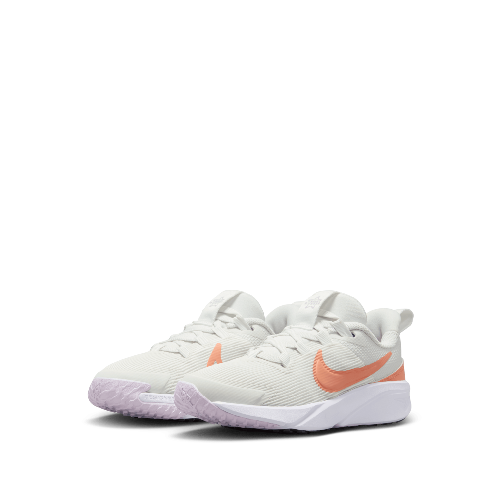 Star Runner 4 (PS) Younger Kids' :Summit White | Apricot Agate