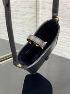 Serenityll™ 100213 Luxury Bag Mini Black Bag - 13x20x4cm