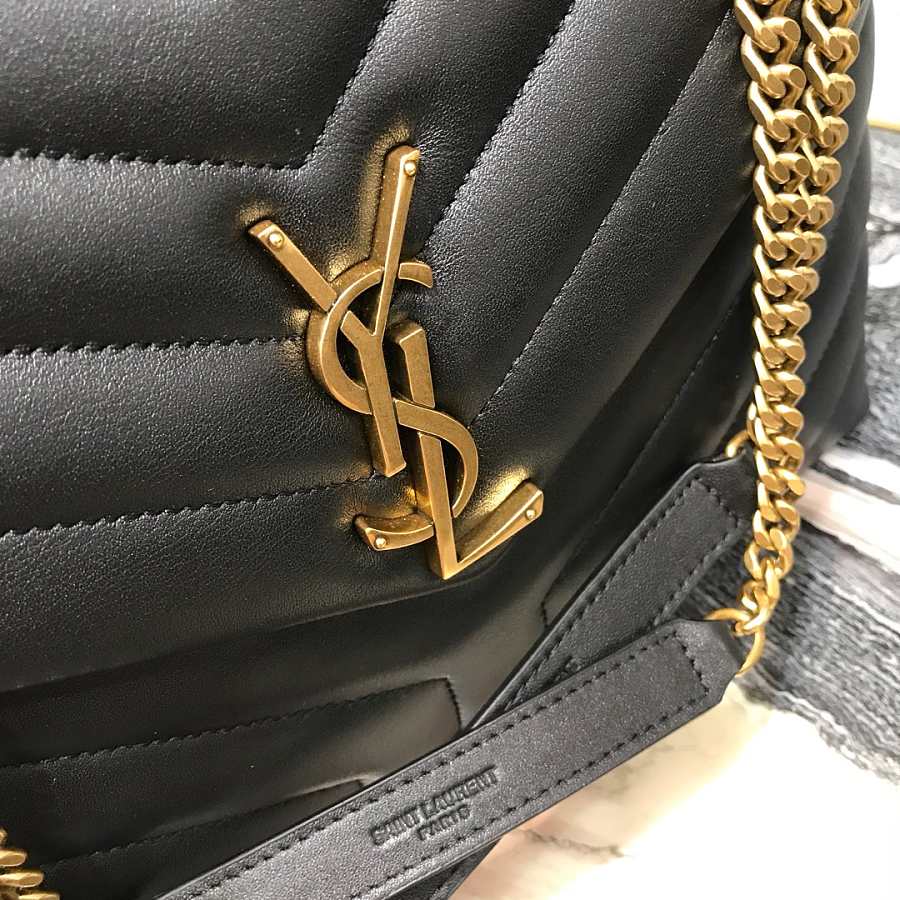 Serenityll™ 100222 Luxury Bag Black in Gold 32x22x11cm