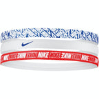 Nike Printed Headbands Assorted 3pcs (4 Colours)