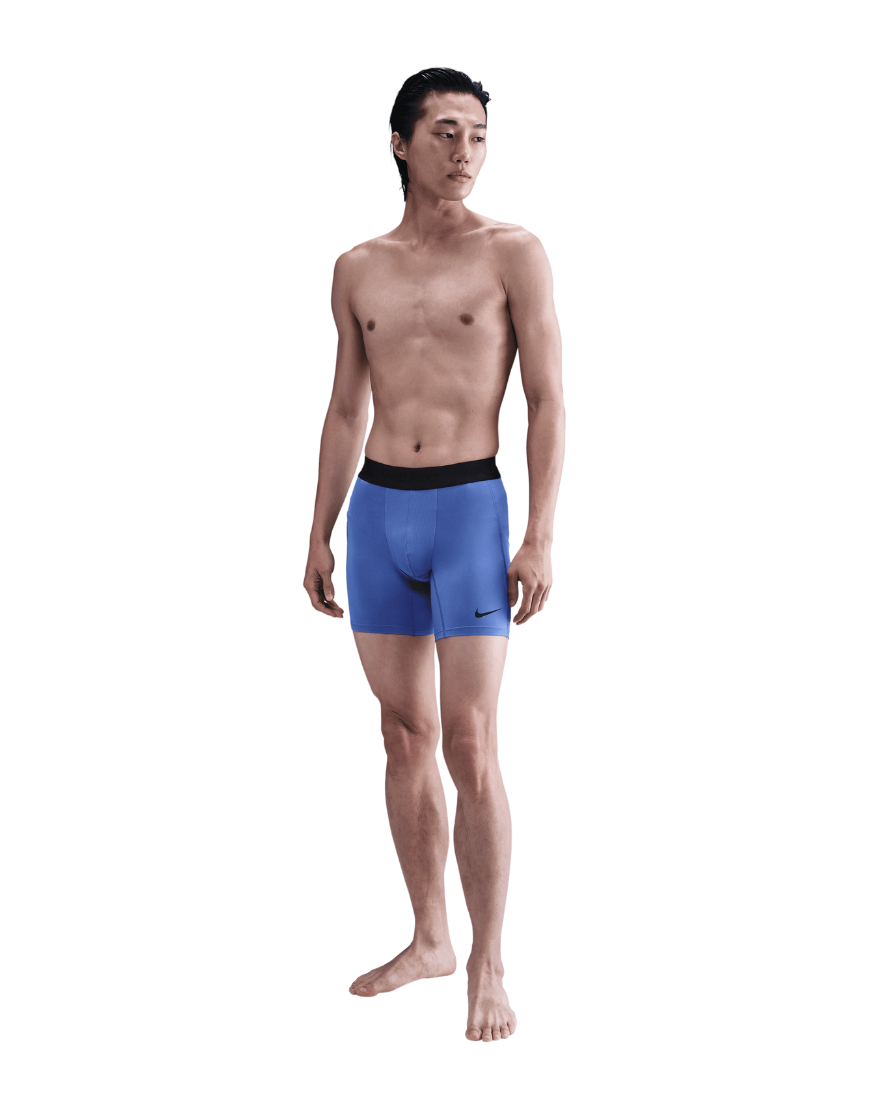 Men's Dri-FIT Fitness Pro Shorts :Comet Blue | Black