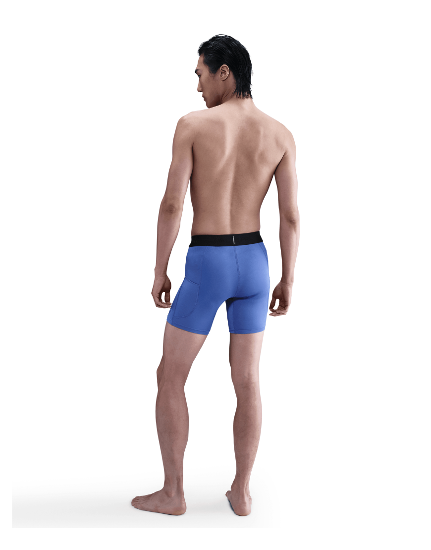 Men's Dri-FIT Fitness Pro Shorts :Comet Blue | Black