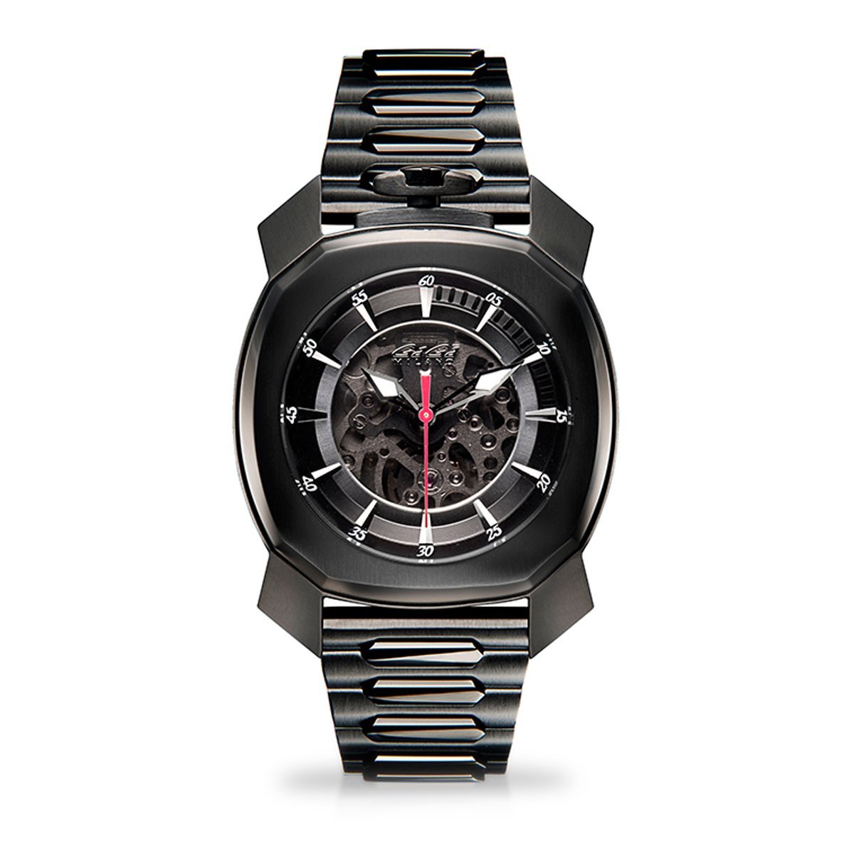 Gaga Milano Automatic Watch Frame_One Skeleton Black PVD
