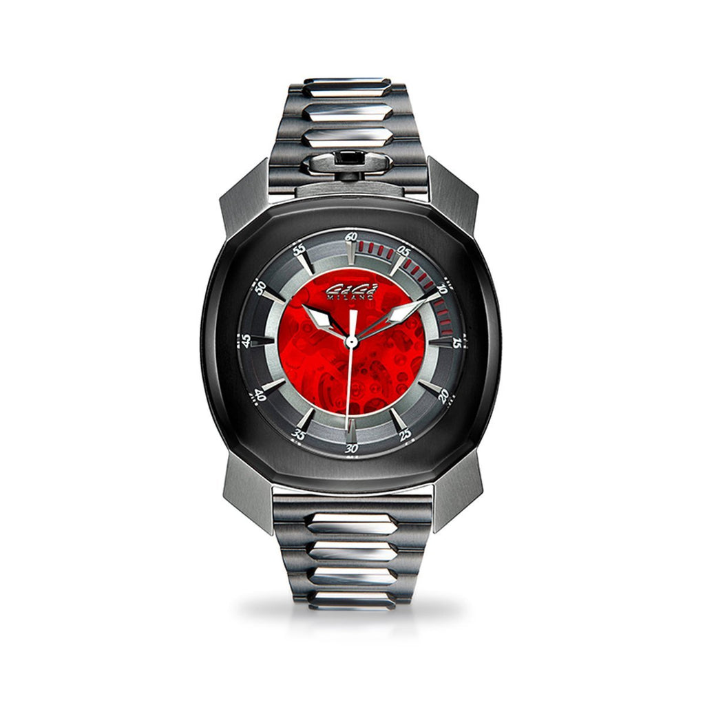 Gaga Milano Automatic Watch Frame_One Skeleton Red