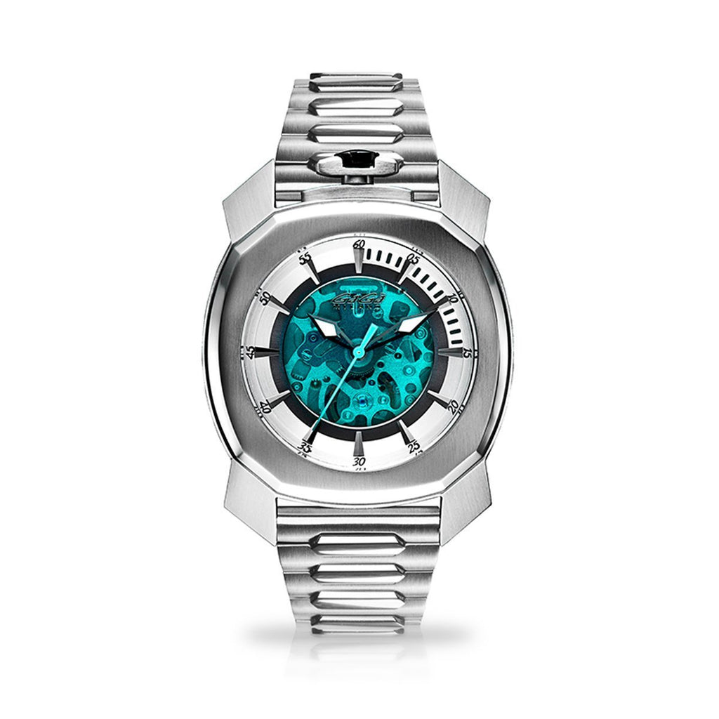 Gaga Milano Automatic Watch Frame_One Skeleton Steel