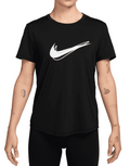 Women's One Swoosh Dri-FIT Short-Sleeve Tee :Black