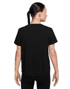 Women's One Swoosh Dri-FIT Short-Sleeve Tee :Black
