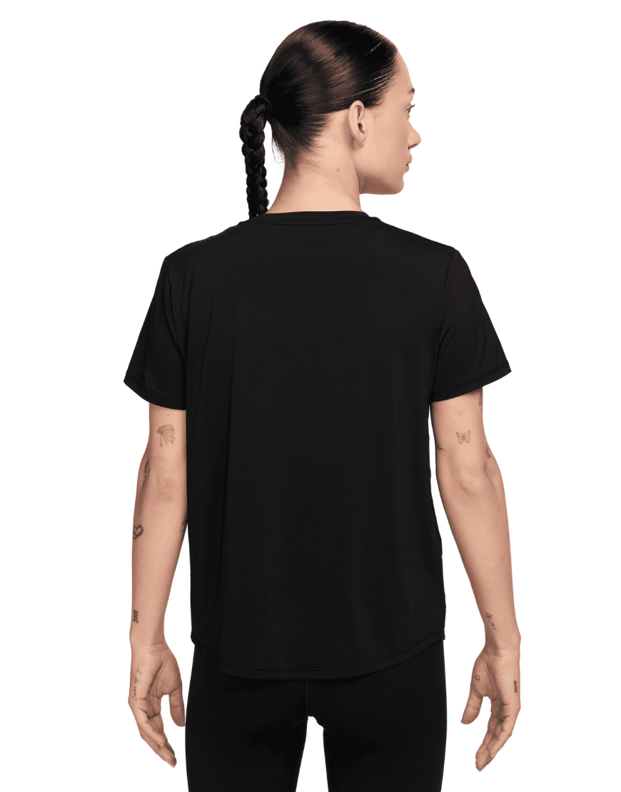 Women's One Swoosh Dri-FIT Short-Sleeve Tee :Black