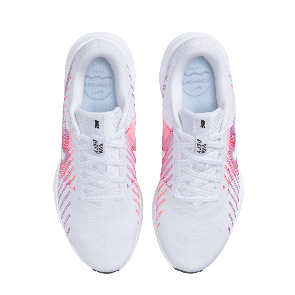 Run Defy Women's :Hydrangeas | Bright Crimson
