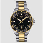 Tissot Seastar 1000 Black Dial Two Tone Steel Strap Watch For Men - T120.410.22.051.00