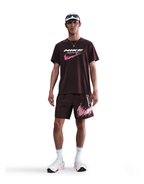 Men's Dri-FIT UV Running Miler Top :Burgundy Crush