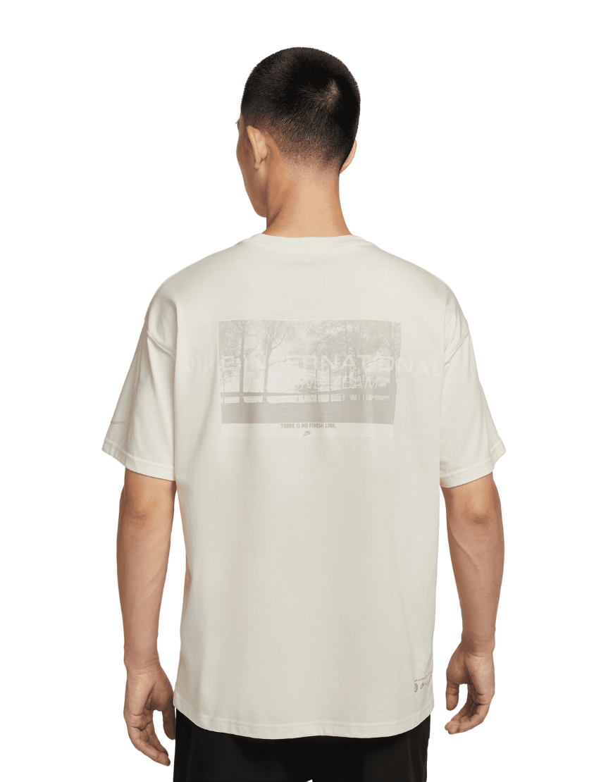 Men's Nike M90 Running T-Shirt :Soft Pearl