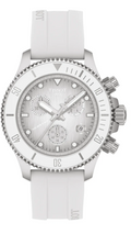 Tissot Seastar 1000 Chronograph Grey Dial White Rubber Strap Watch for Men - T120.217.17.011.00