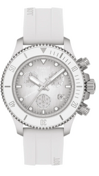 Tissot Seastar 1000 Chronograph Grey Dial White Rubber Strap Watch for Men - T120.217.17.011.00
