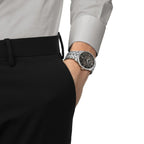 Tissot Chemin Des Tourelles Powermatic 80 Grey Dial Silver Steel Strap Watch for Men - T139.407.11.068.00