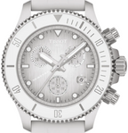 Tissot Seastar 1000 Chronograph Grey Dial White Rubber Strap Watch for Men - T120.217.17.011.00