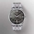 Tissot Chemin Des Tourelles Powermatic 80 Grey Dial Silver Steel Strap Watch for Men - T139.407.11.068.00
