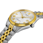 Tissot Ballade Powermatic 80 Cosc Silver Dial Two Tone Steel Strap Watch for Men - T156.408.22.033.00