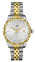 Tissot Ballade Quartz Silver Dial Two Tone Steel Strap Watch for Women - T156.210.22.031.00
