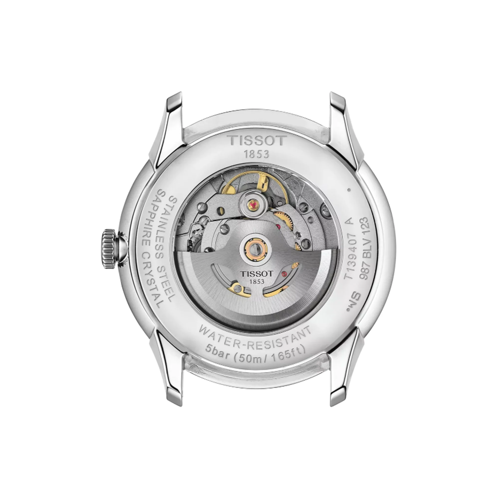 Tissot Chemin Des Tourelles Powermatic 80 Grey Dial Silver Steel Strap Watch for Men - T139.407.11.068.00