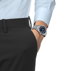 Tissot Ballade Powermatic 80 COSC Blue Dial Silver Steel Strap Watch for Men - T156.408.11.043.00