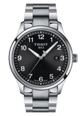 Tissot T-Sport Gent XL Black Dial Silver Steel Strap Watch for Men - T116.410.11.057.00
