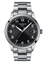 Tissot T-Sport Gent XL Black Dial Silver Steel Strap Watch for Men - T116.410.11.057.00