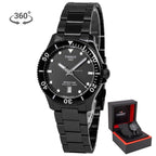 Tissot Seastar 1000 Quartz Black Dial Black Steel Strap Watch for Men - T120.410.33.051.00