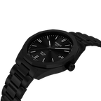 Tissot PRC 100 Solar Quartz Black Dial Black Steel Strap Watch for Men - T151.422.33.051.00