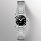 Tissot PRX Quartz Diamonds Black Dial Silver Steel Strap Watch for Women - T137.010.11.056.00