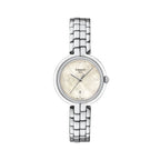 Tissot T-Lady Flamingo Diamonds Mother of Pearl Dial SIlver Steel Strap Watch for Women - T094.210.11.116.02