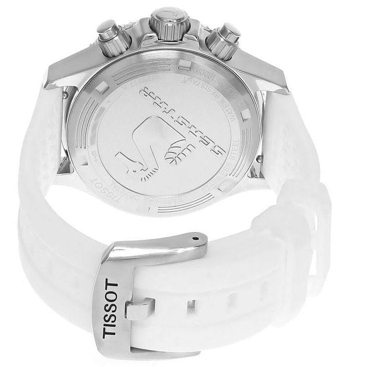 Tissot Seastar 1000 Chronograph Grey Dial White Rubber Strap Watch for Men - T120.217.17.011.00