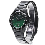 Tissot Tissot Seastar 1000 Quartz Green Dial Black Steel Strap Watch for Men - T120.410.33.091.00