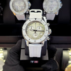 Tissot Seastar 1000 Chronograph Grey Dial White Rubber Strap Watch for Men - T120.217.17.011.00